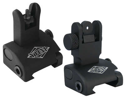 Sights Lasers Yankee Hill Machine Co Q.D.S. Same Plane Sight System YHM Q.D.S. SIGHT SET BLK